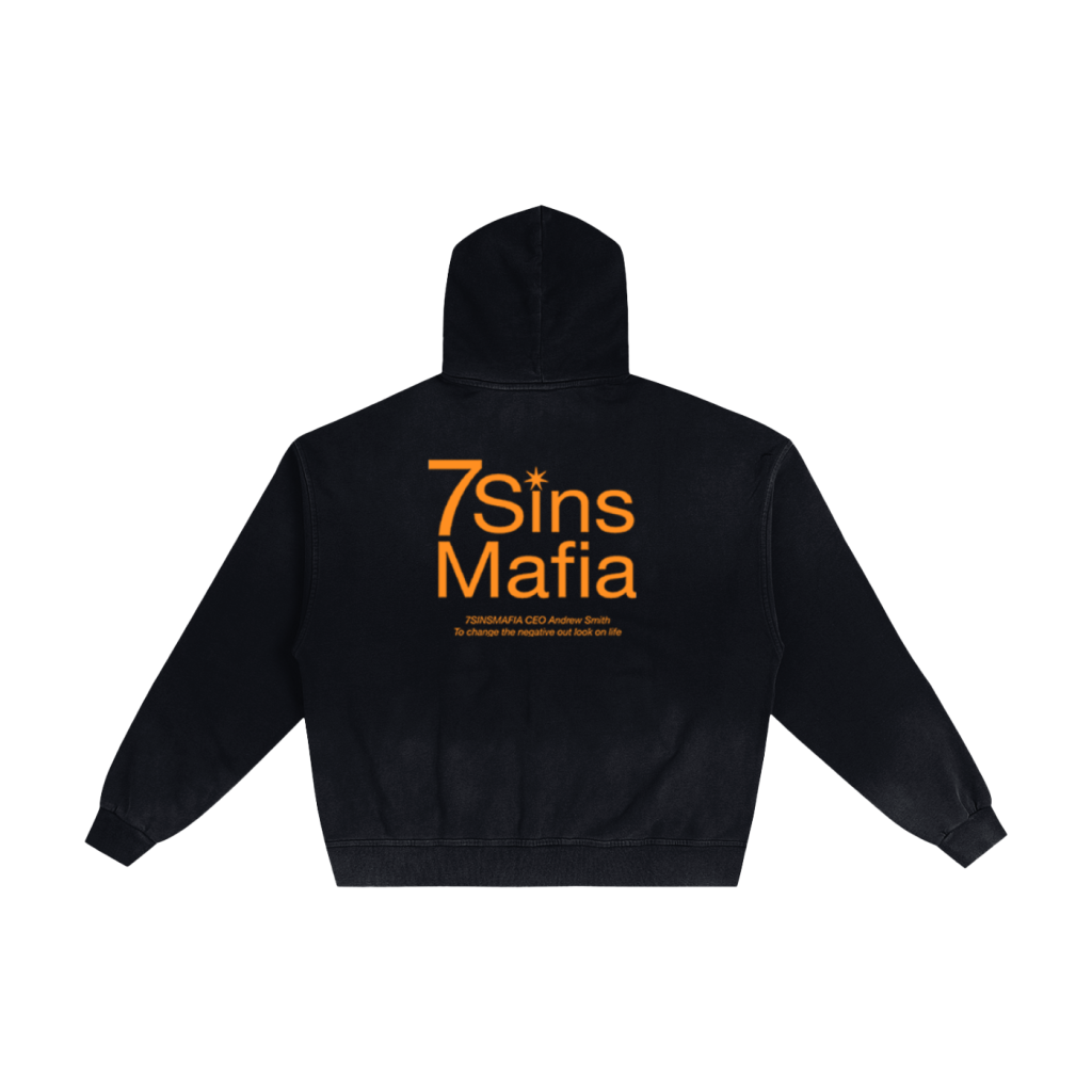 Vintage Washed Zip Hoodie