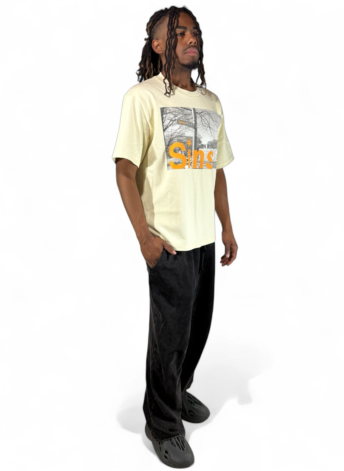 7 MILE & HEYDEN DROP SHOULDER TEE