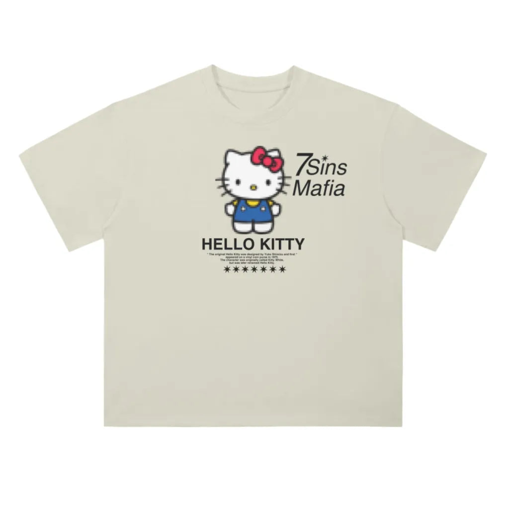 HELLO KITTY DROP SHOULDER TEE