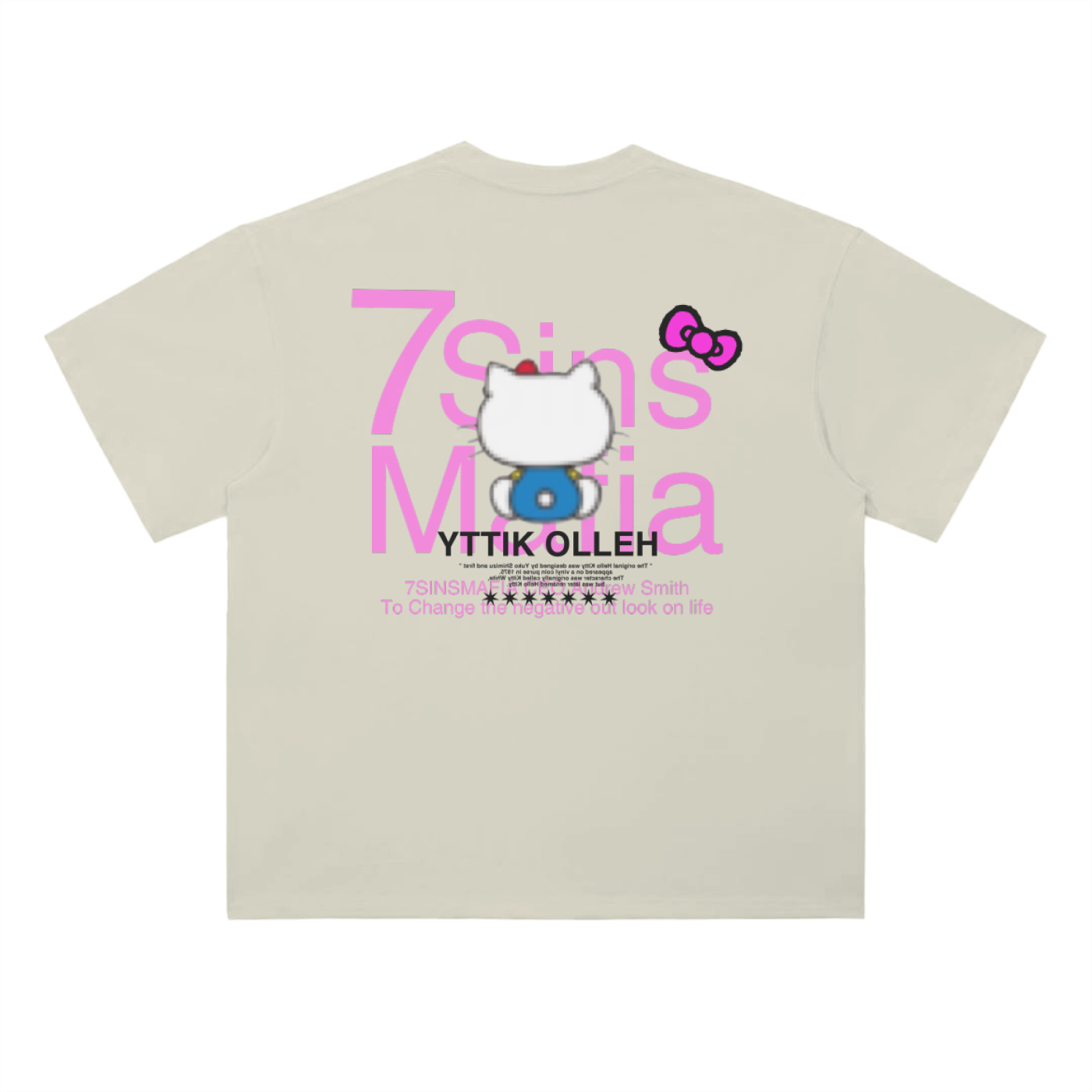 HELLO KITTY DROP SHOULDER TEE