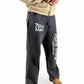 Acid Wash Straight Leg Pants