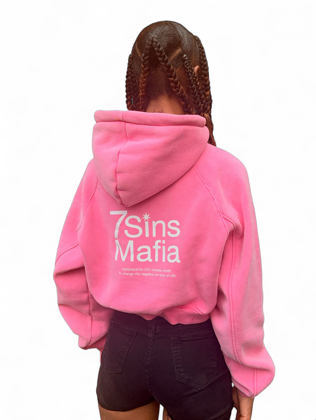 Washed Cropped Hoodie