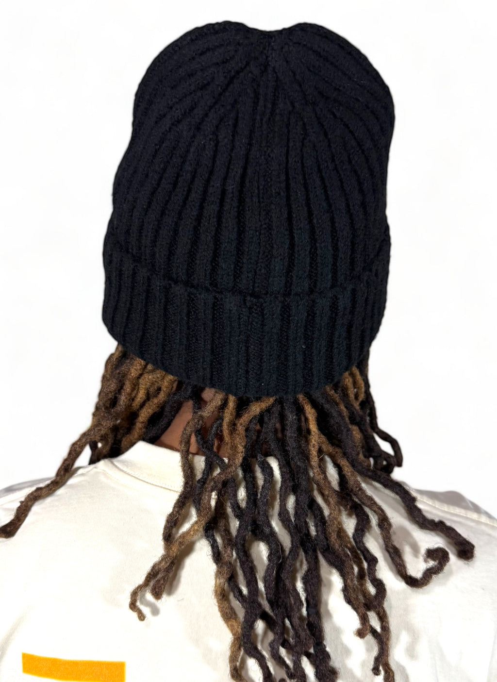 Black Bookish Knit Beanie