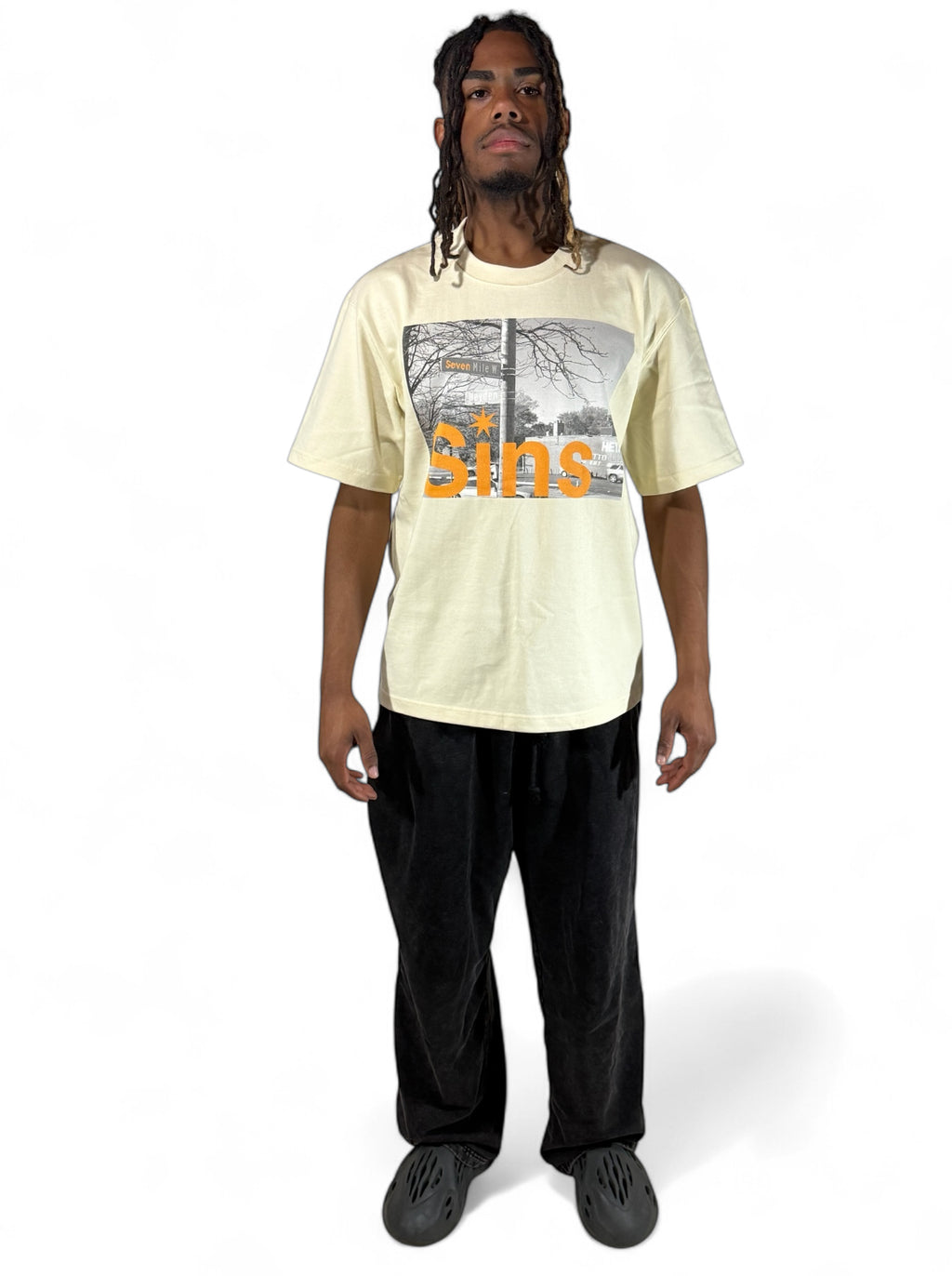 7 MILE & HEYDEN DROP SHOULDER TEE