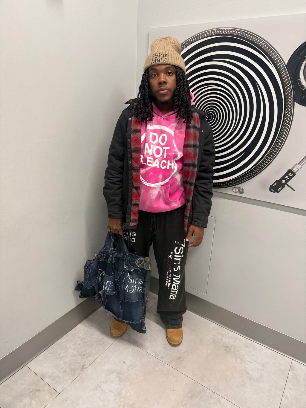 Hand Crafted Vintage Denim Tote bag