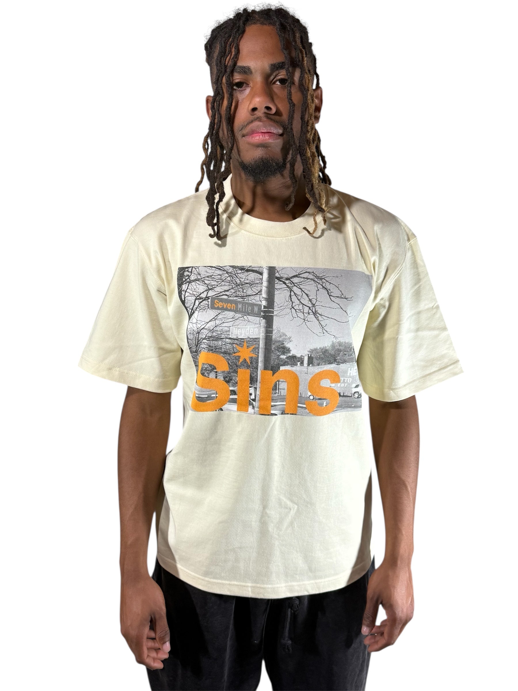 7 MILE & HEYDEN DROP SHOULDER TEE